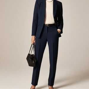 J. Crew Kate Navy Straight Leg Four SeasonStretch Pants